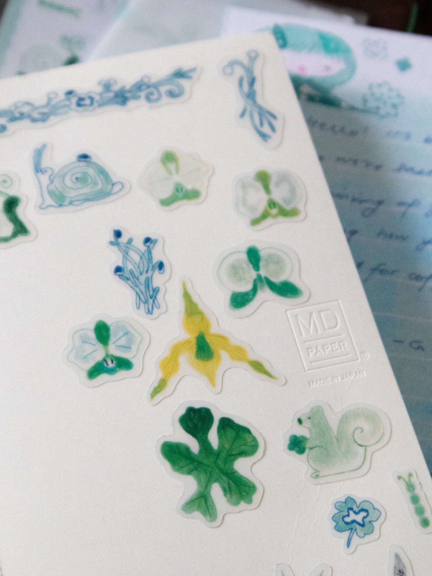 Sticker Sheet - Rainy Day Snails