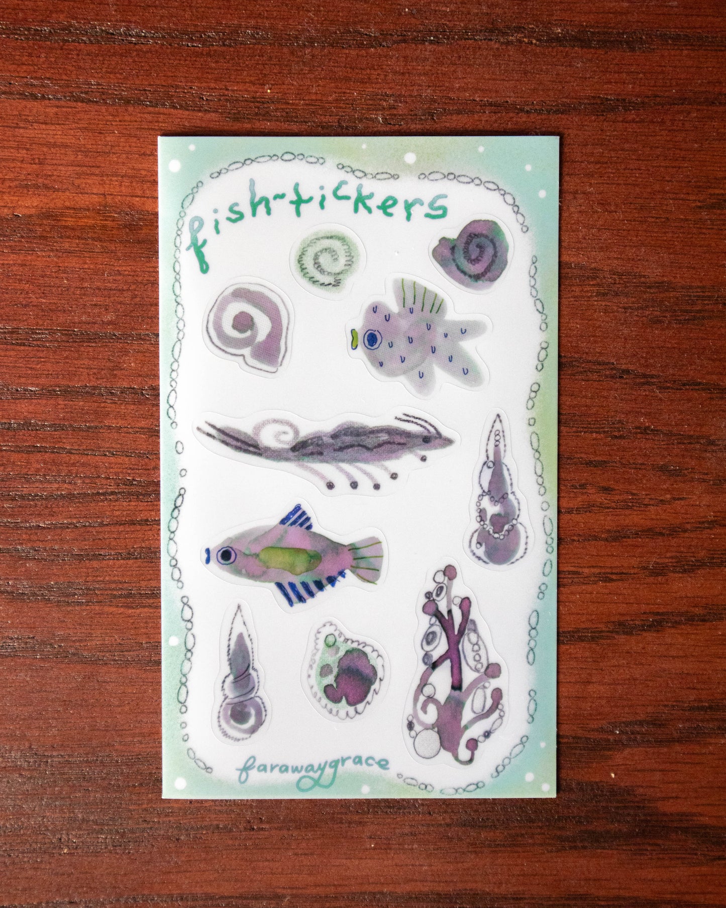 Sticker Sheet - Fish-Tickers