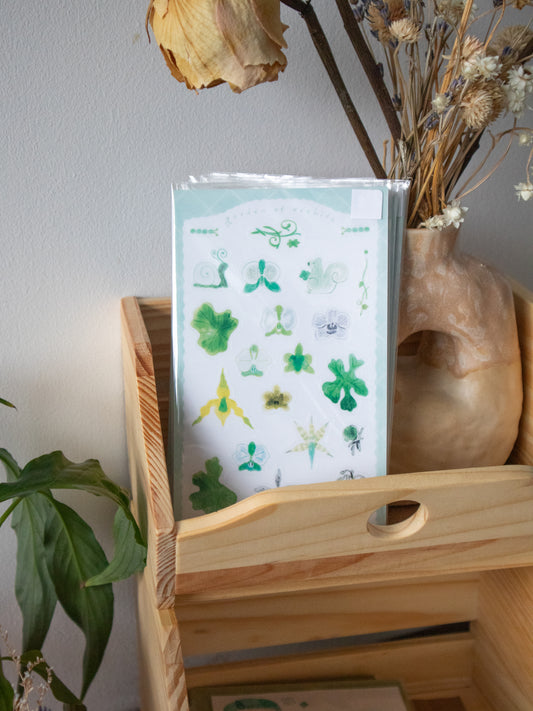 Sticker Sheet - Bouquet of Orchids