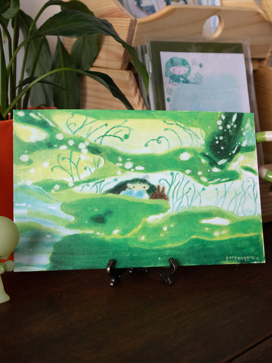 Print (S) - Pond Gazing