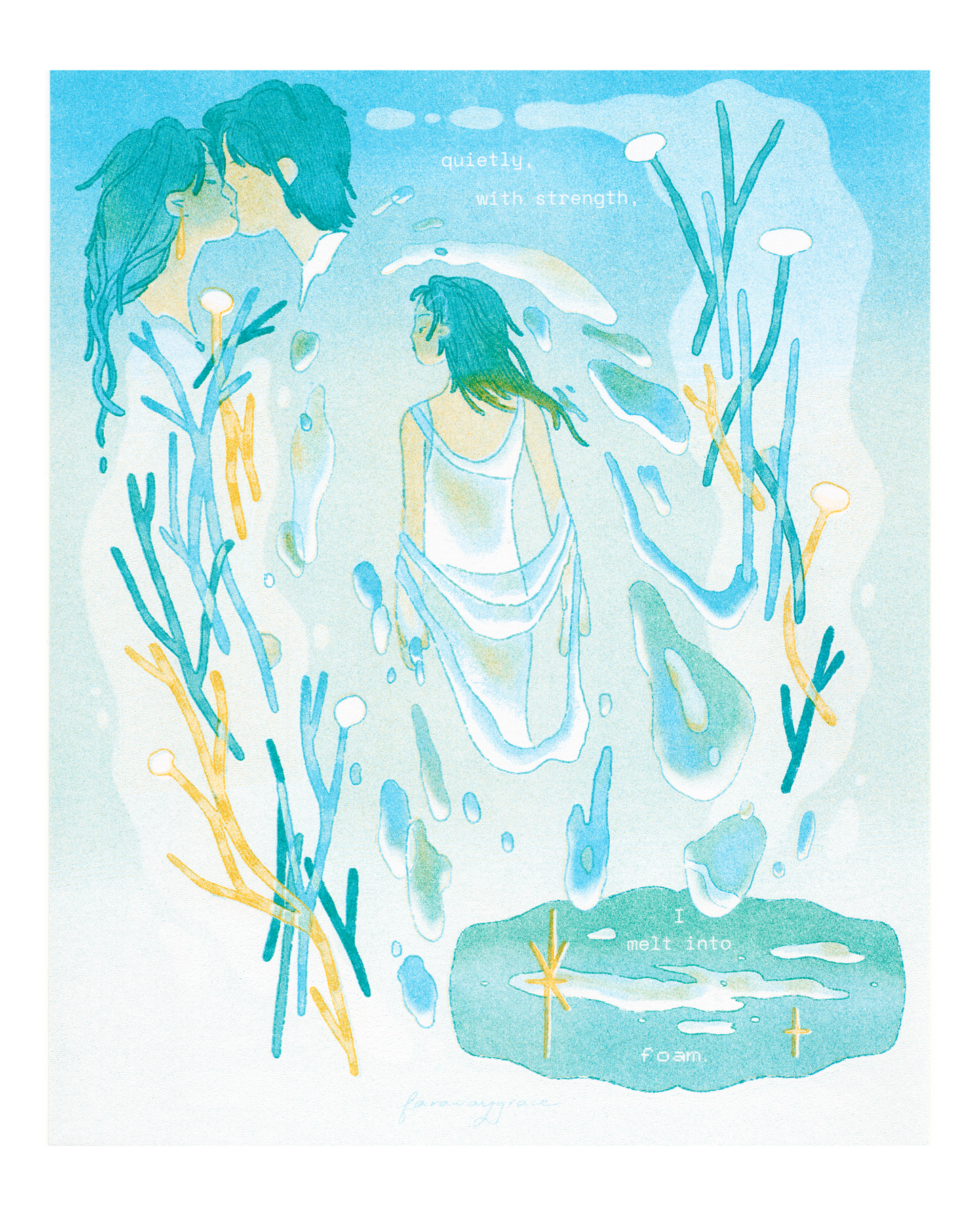 Print (M) - Melt Into Foam (Riso)