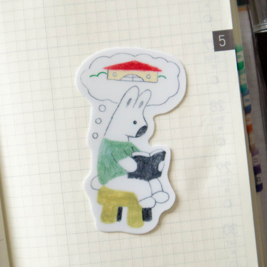 Sticker - Reading Rabbit