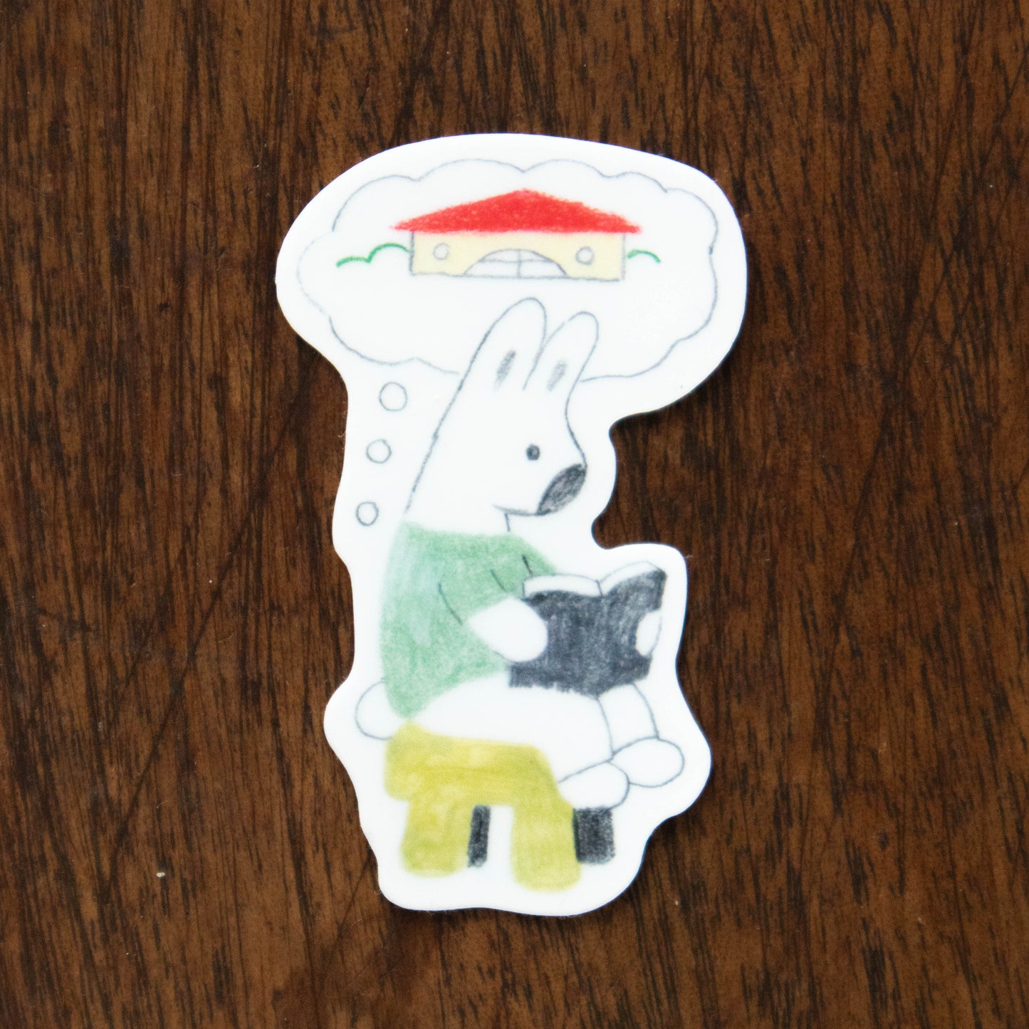 Sticker - Reading Rabbit