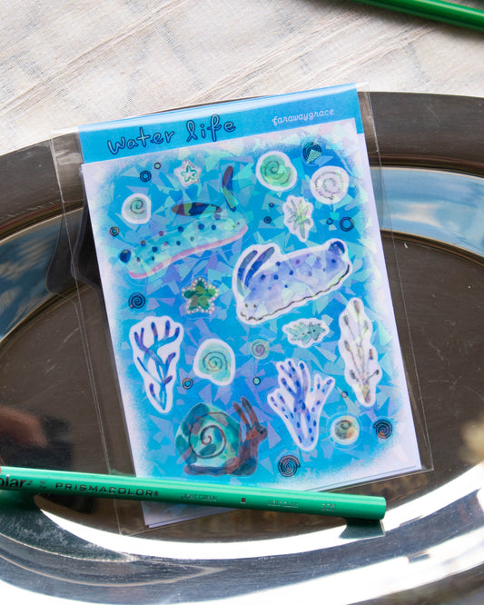 Sticker Sheet - Water Life