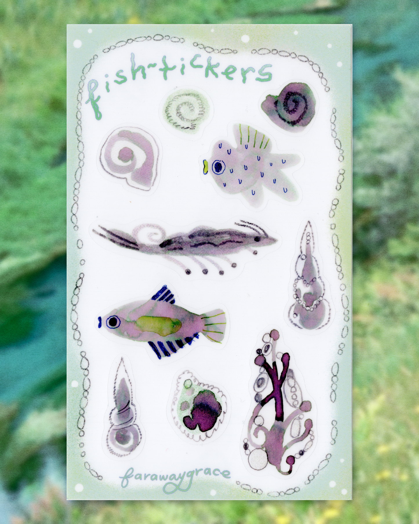 Sticker Sheet - Fish-Tickers